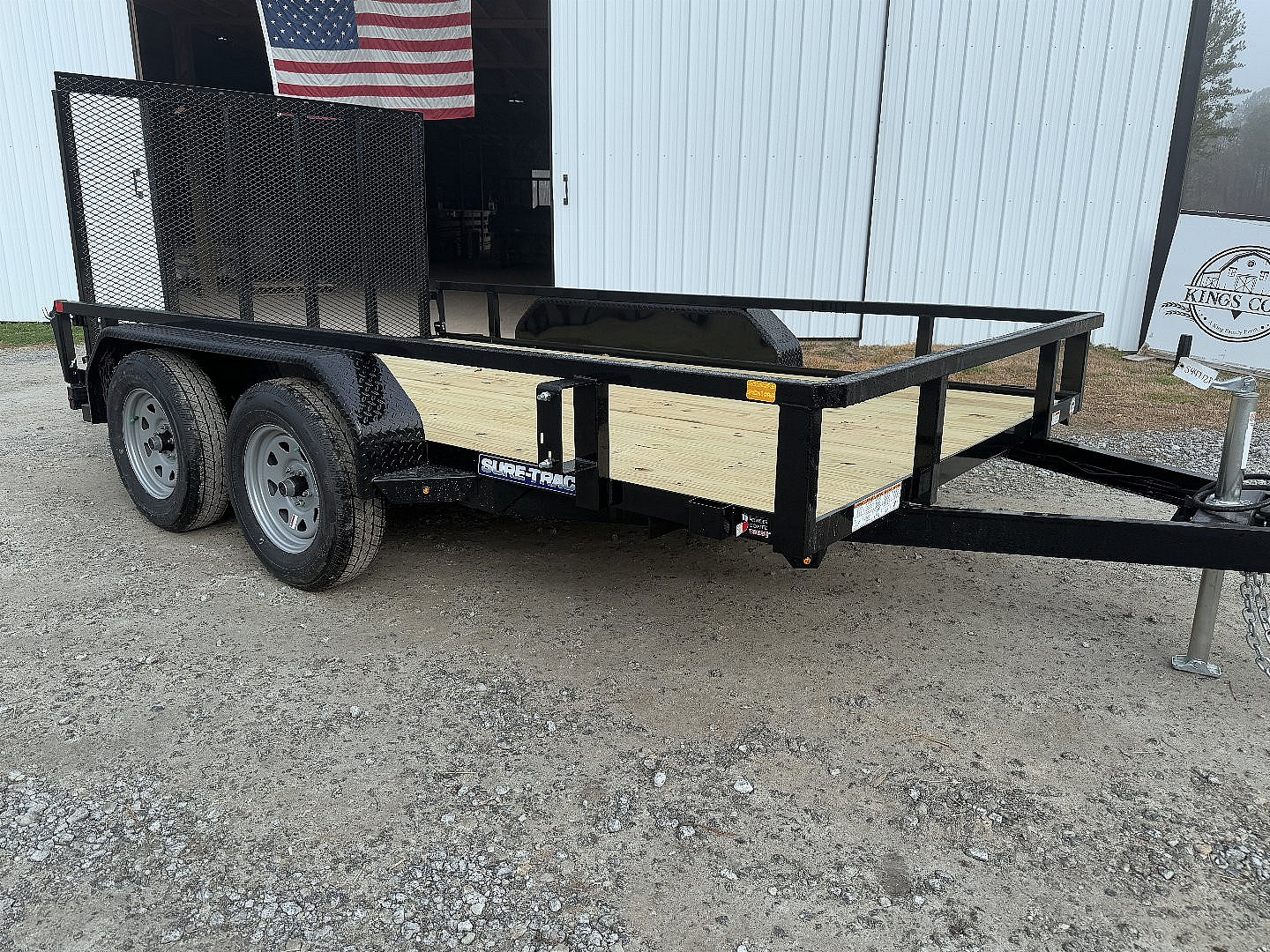 New 2025 Sure-Trac 82"x12' Tandem Axel Utility Trailer