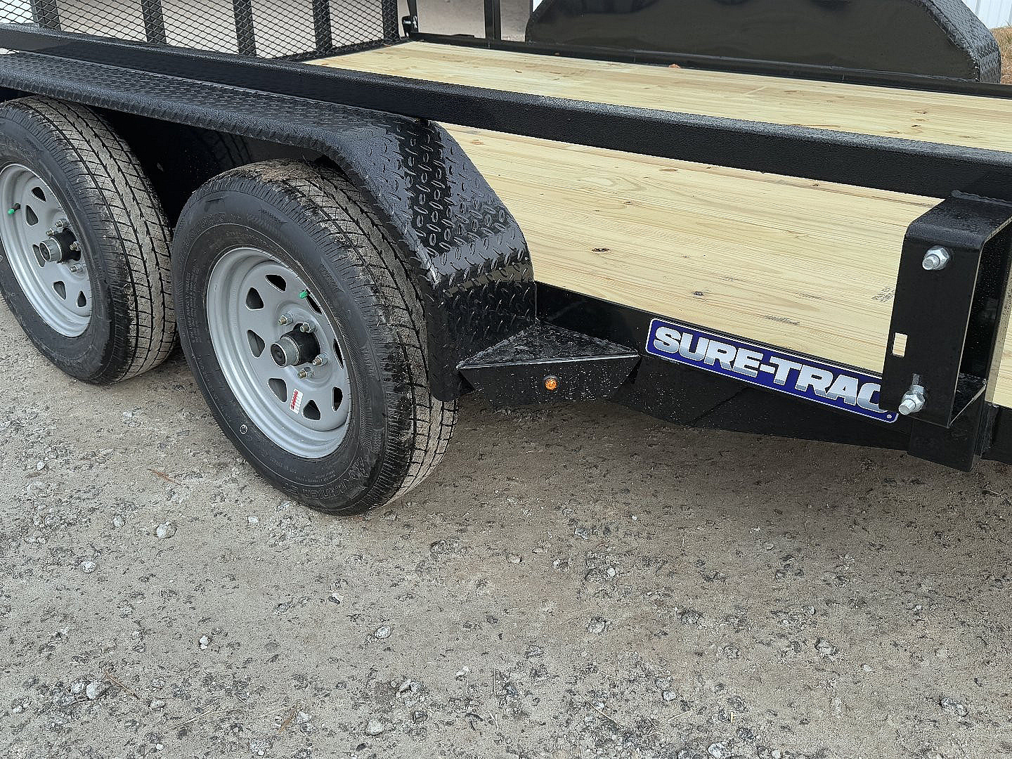 New 2025 Sure-Trac 82"x12' Tandem Axel Utility Trailer