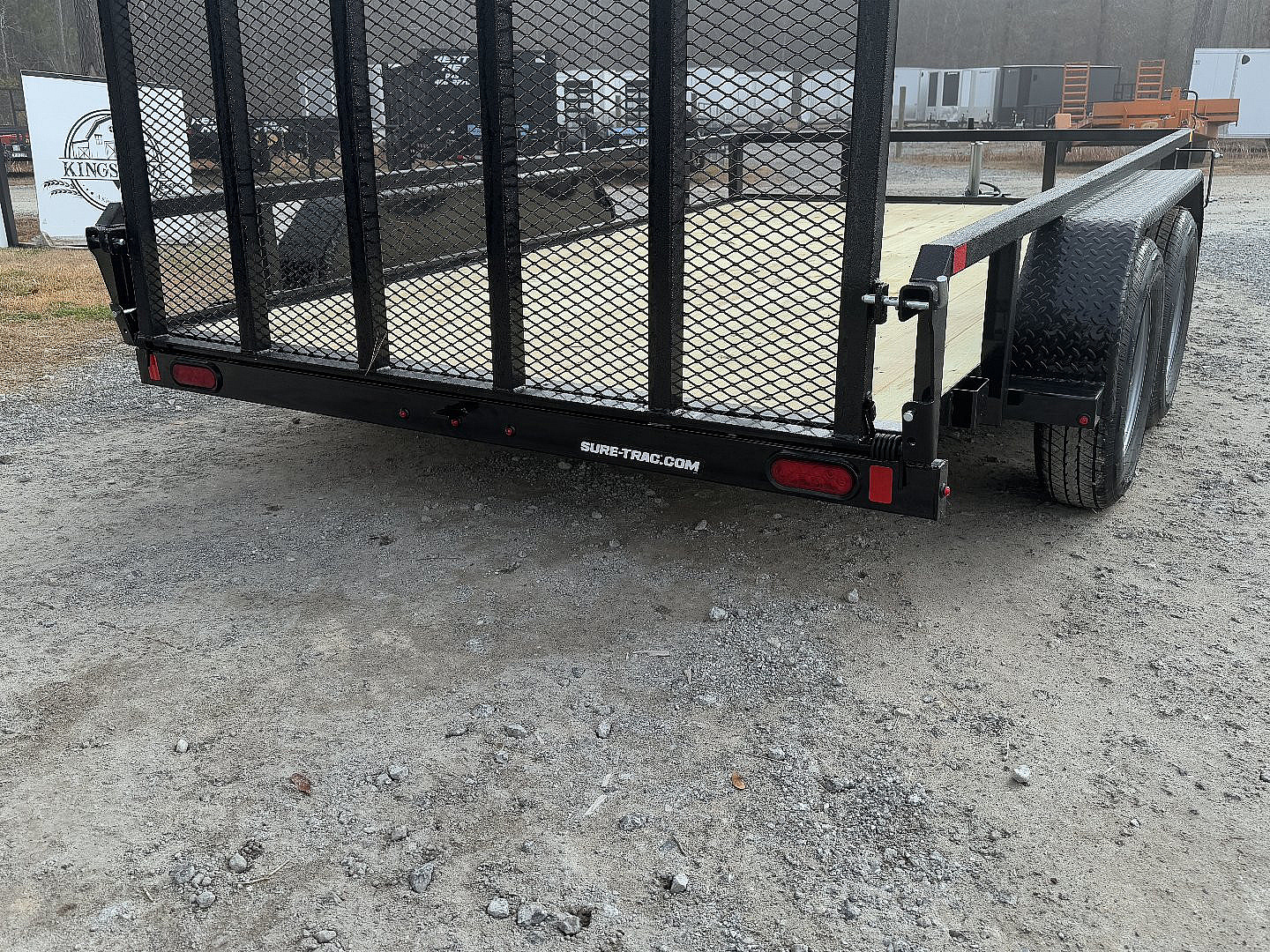 New 2025 Sure-Trac 82"x12' Tandem Axel Utility Trailer