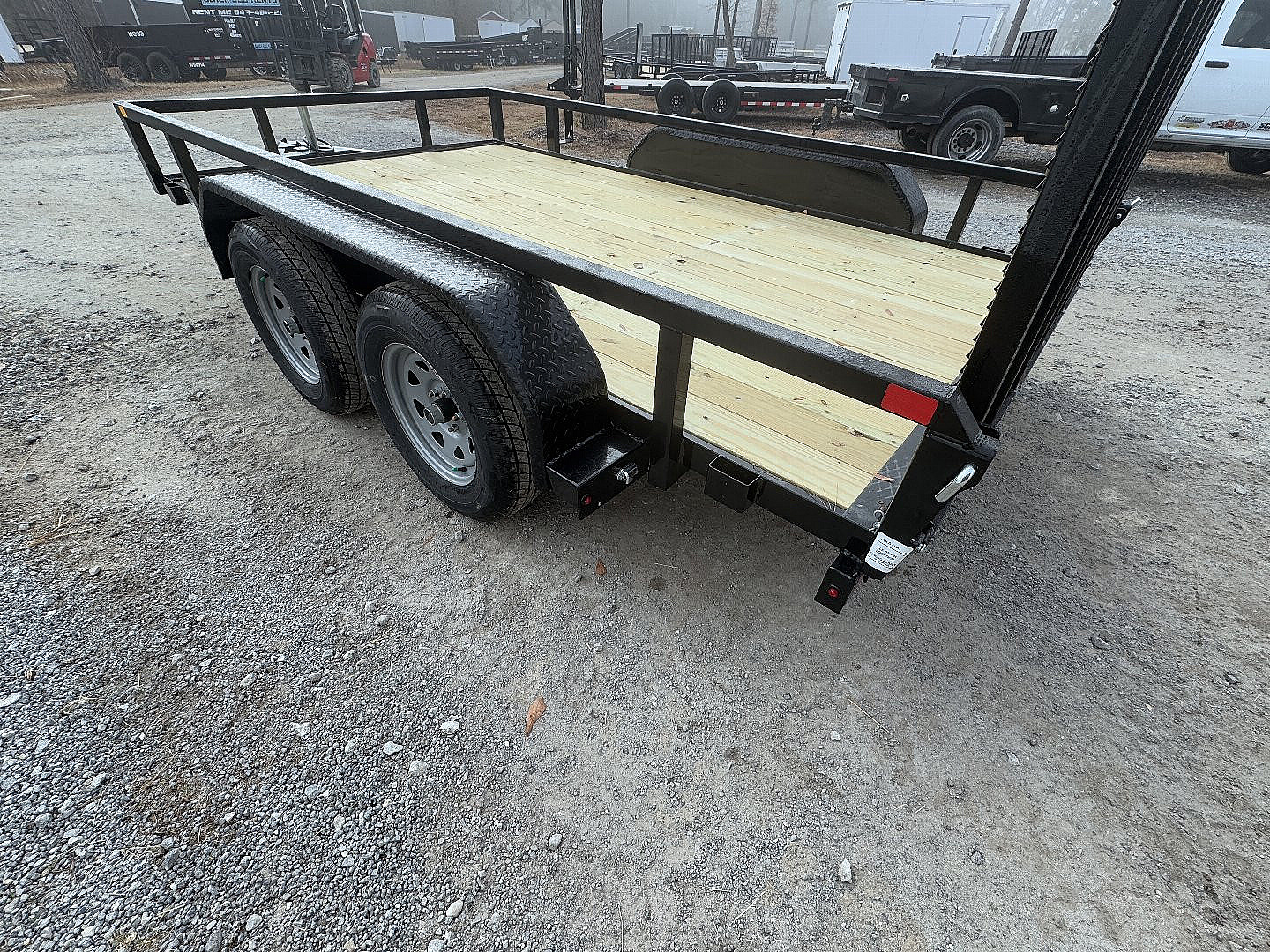 New 2025 Sure-Trac 82"x12' Tandem Axel Utility Trailer