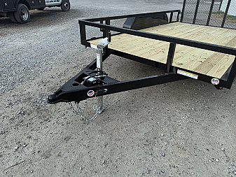 New 2025 Sure-Trac 82"x12' Tandem Axel Utility Trailer