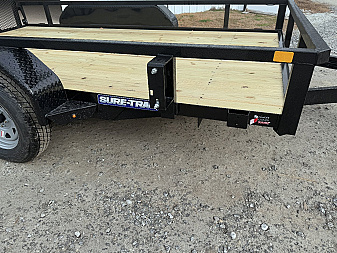 New 2025 Sure-Trac 82"x12' Tandem Axel Utility Trailer