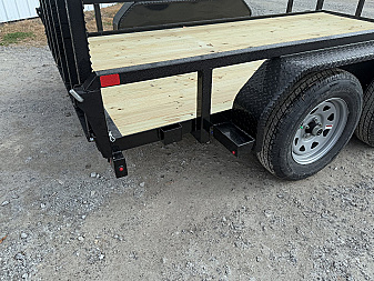 New 2025 Sure-Trac 82"x12' Tandem Axel Utility Trailer