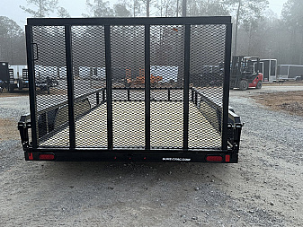 New 2025 Sure-Trac 82"x12' Tandem Axel Utility Trailer