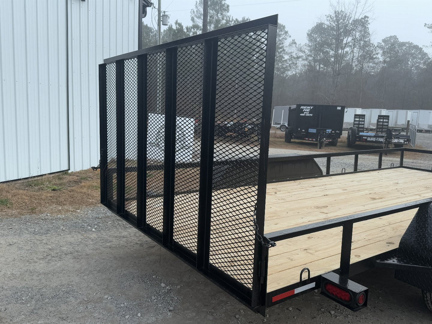 New 2024 Clay's Trailers 7x16 Tandem Axel Utility Trailer