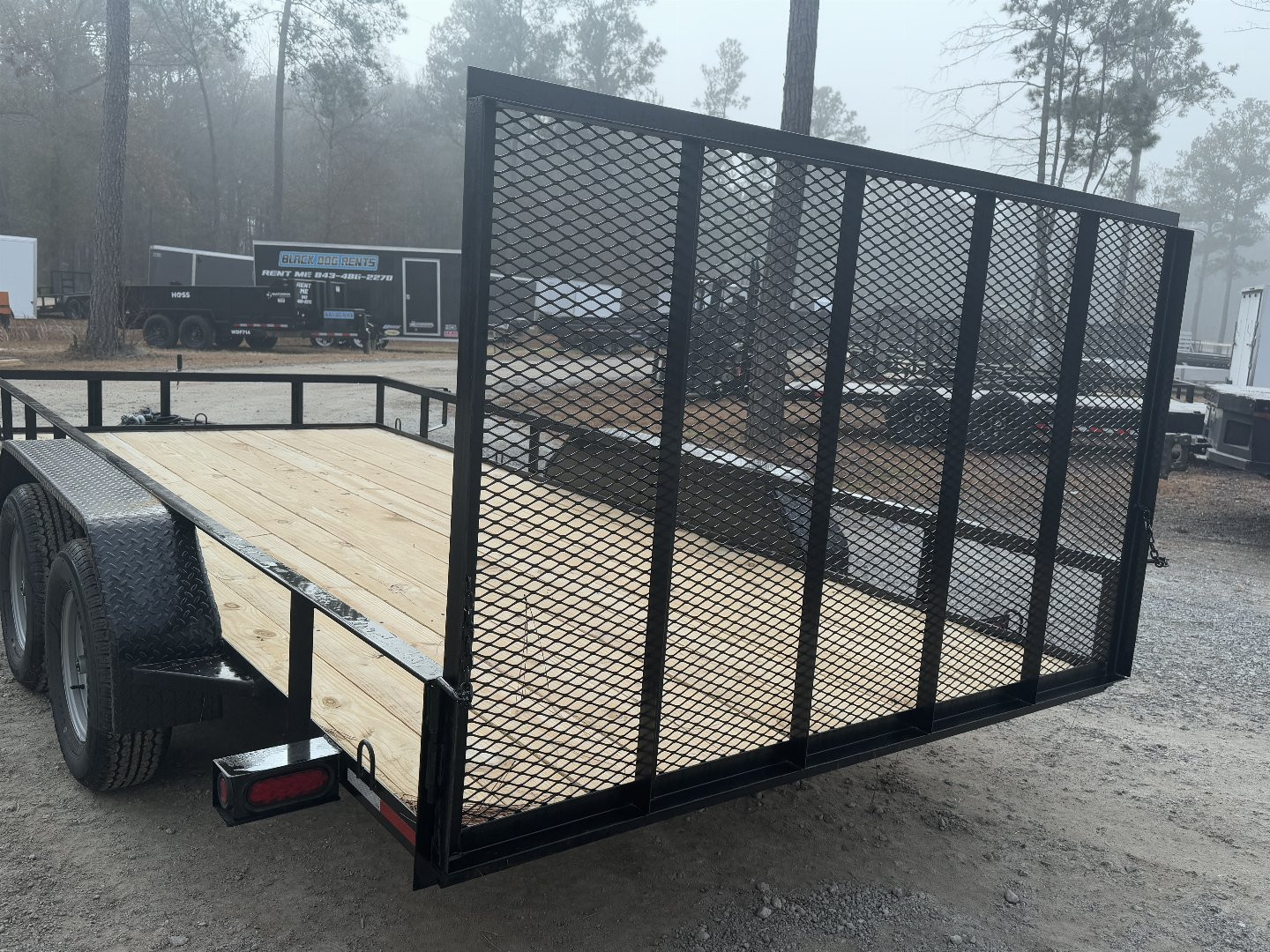 New 2024 Clay's Trailers 7x16 Tandem Axel Utility Trailer