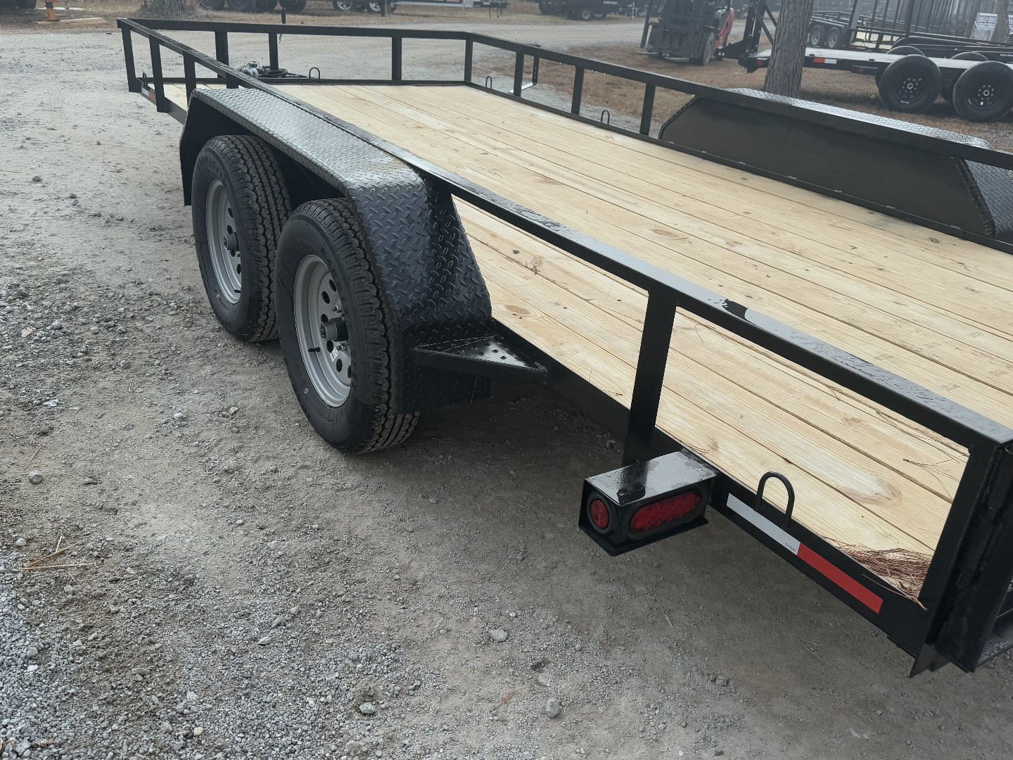 New 2024 Clay's Trailers 7x16 Tandem Axel Utility Trailer