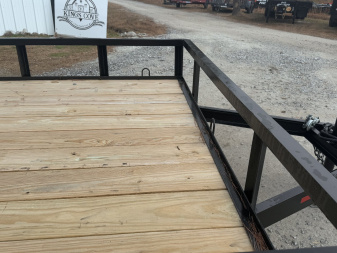 New 2024 Clay's Trailers 7x16 Tandem Axel Utility Trailer