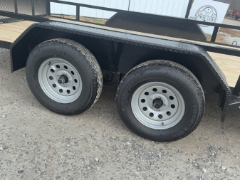 New 2024 Clay's Trailers 7x16 Tandem Axel Utility Trailer