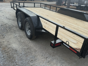 New 2024 Clay's Trailers 7x16 Tandem Axel Utility Trailer