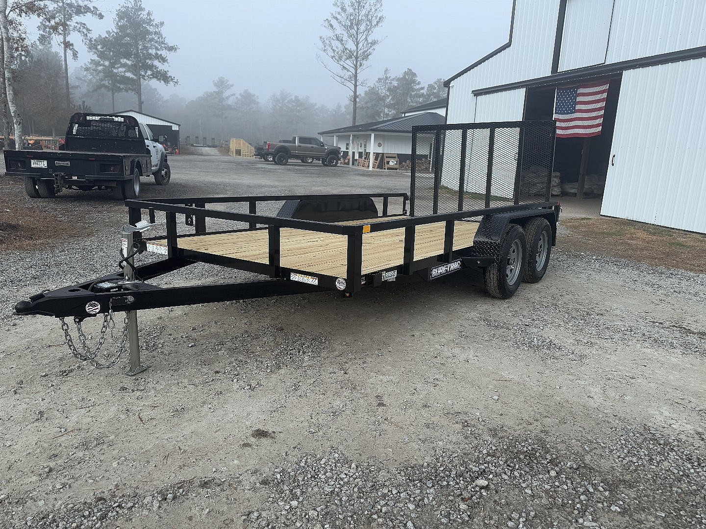 New 2025 Sure-Trac 82"x14' Tandem Axel Utility Trailer
