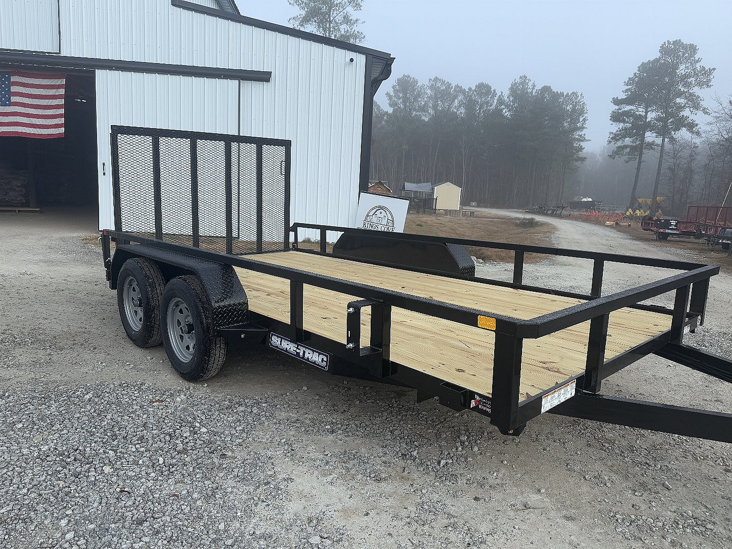New 2025 Sure-Trac 82"x14' Tandem Axel Utility Trailer