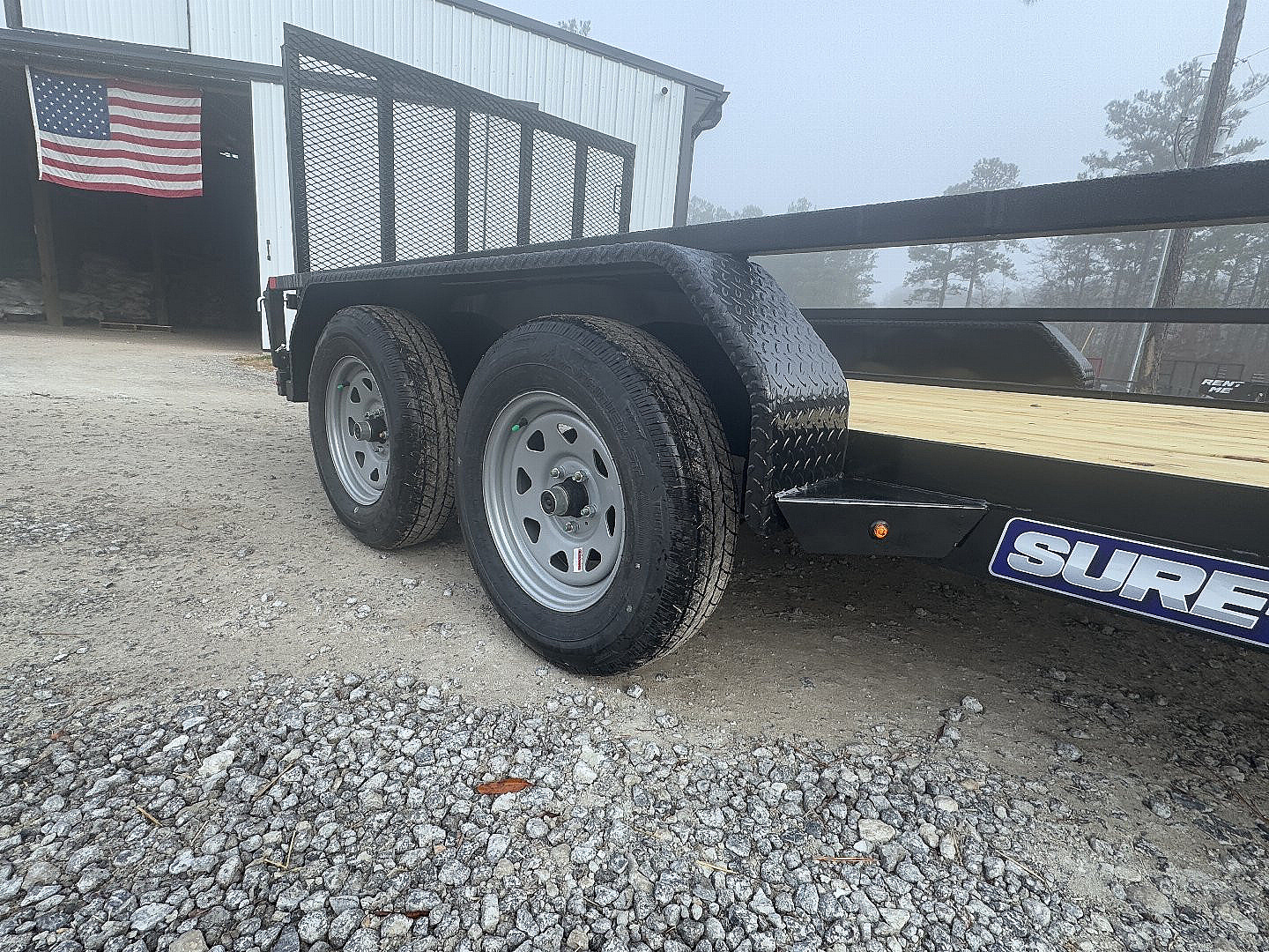 New 2025 Sure-Trac 82"x14' Tandem Axel Utility Trailer