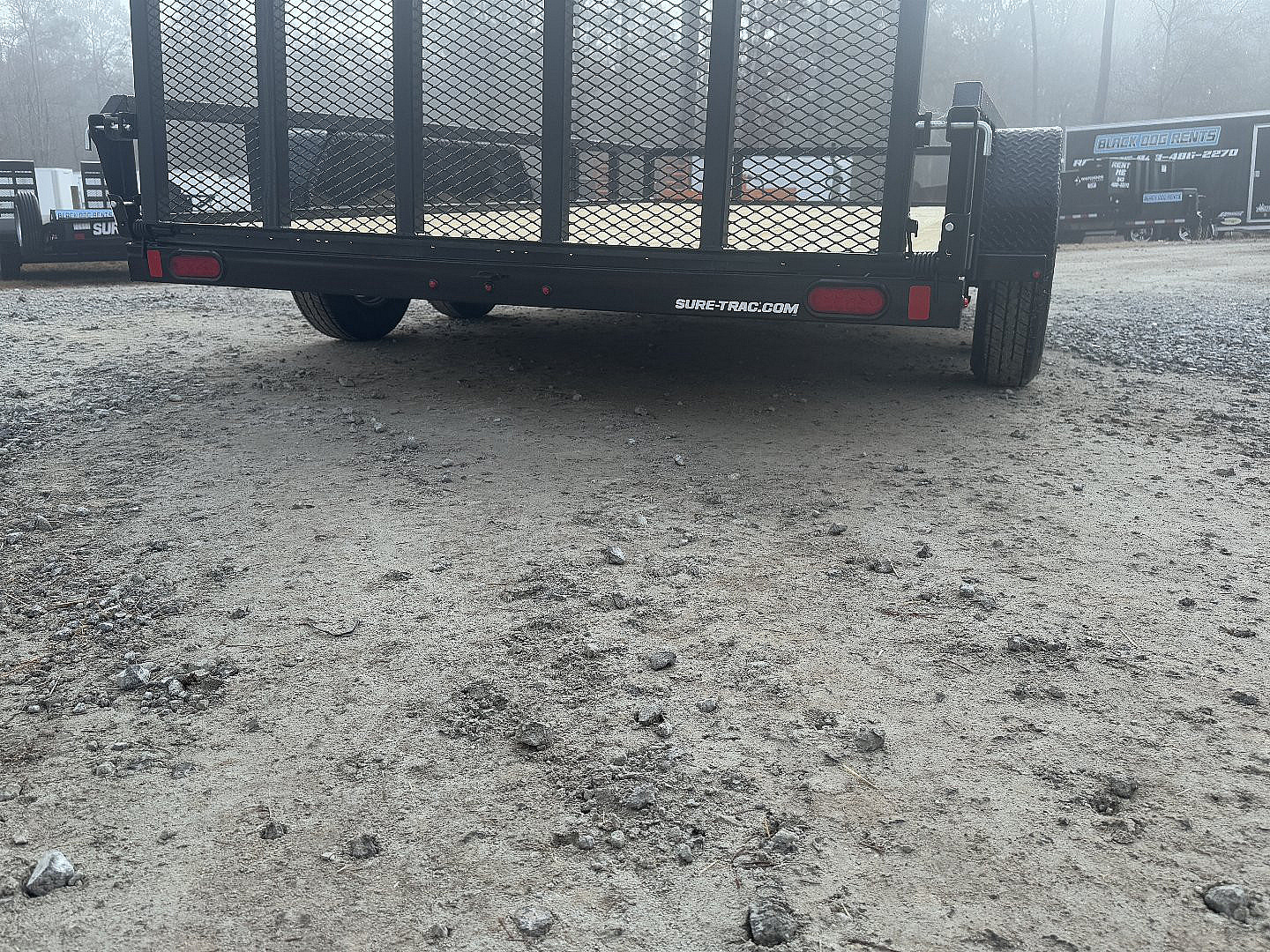 New 2025 Sure-Trac 82"x14' Tandem Axel Utility Trailer