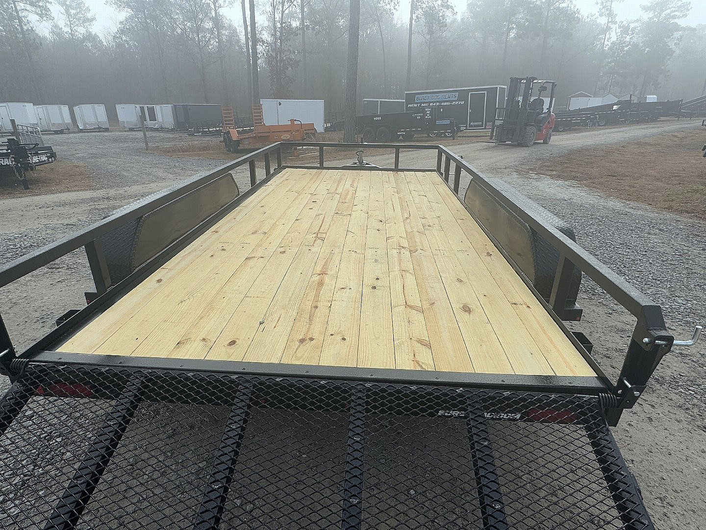 New 2025 Sure-Trac 82"x14' Tandem Axel Utility Trailer