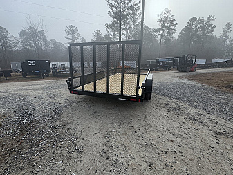New 2025 Sure-Trac 82"x14' Tandem Axel Utility Trailer