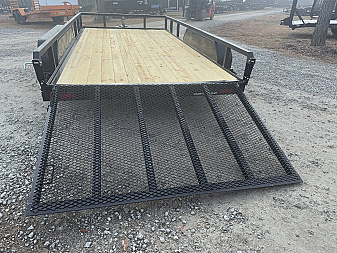 New 2025 Sure-Trac 82"x14' Tandem Axel Utility Trailer