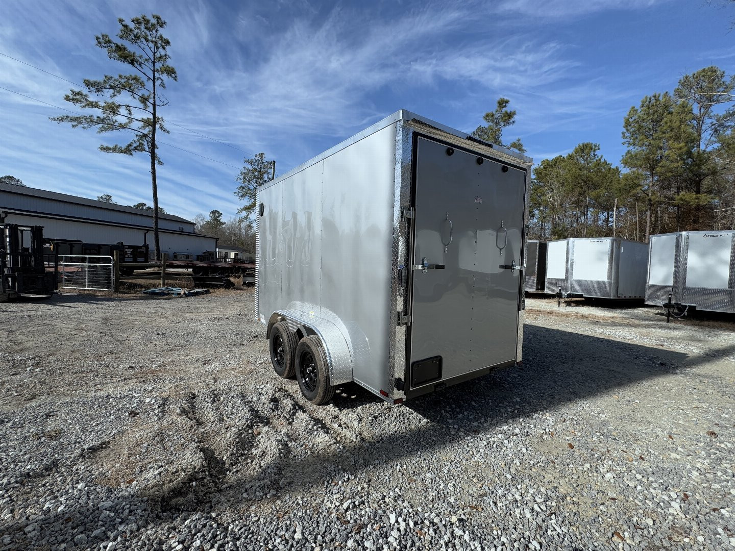 New 2025 Arising 6x12 V-Nose Dual Axel Cargo / Enclosed Trailer