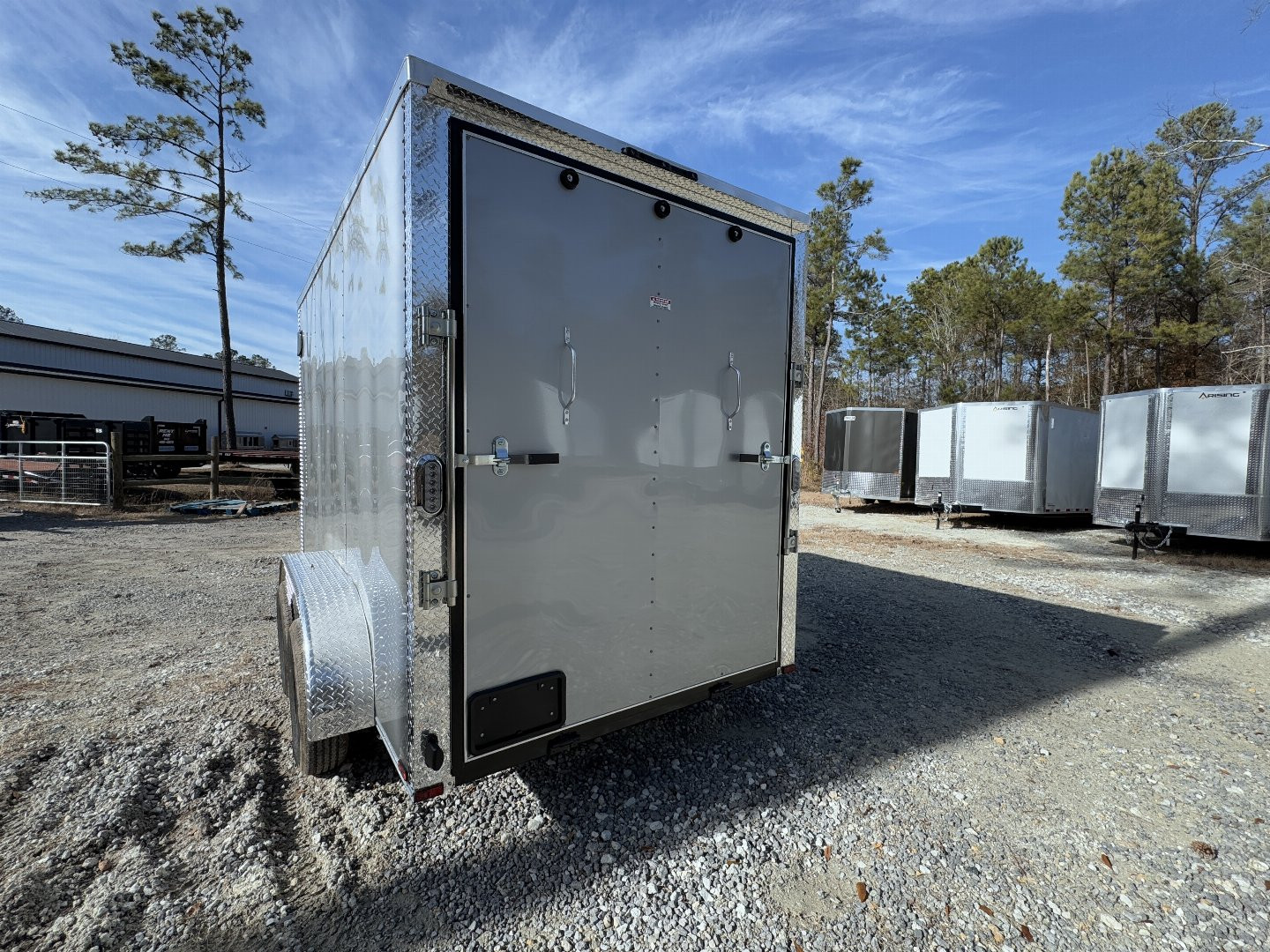 New 2025 Arising 6x12 V-Nose Dual Axel Cargo / Enclosed Trailer