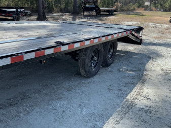 New 2024 Sure-Trac 8.5x20+5 HD Low profile Gooseneck 14K Equipment Trailer