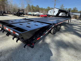 New 2024 Sure-Trac 8.5x20+5 HD Low profile Gooseneck 14K Equipment Trailer
