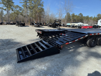 New 2024 Sure-Trac 8.5x20+5 HD Low profile Gooseneck 14K Equipment Trailer