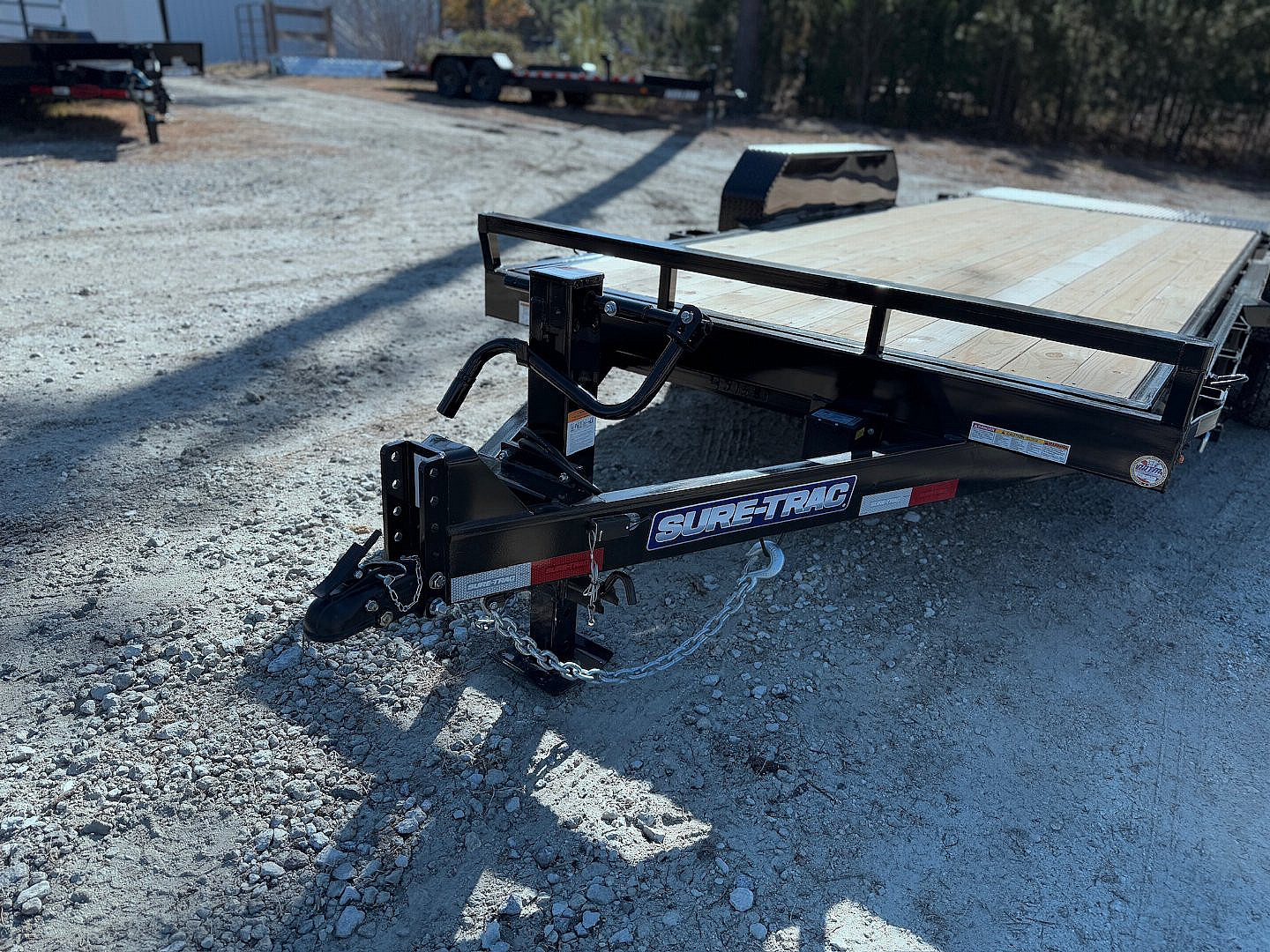 New 2025 Sure-Trac 7 x 18 Tilt Bed Equipment Trailer, 14K Tilt