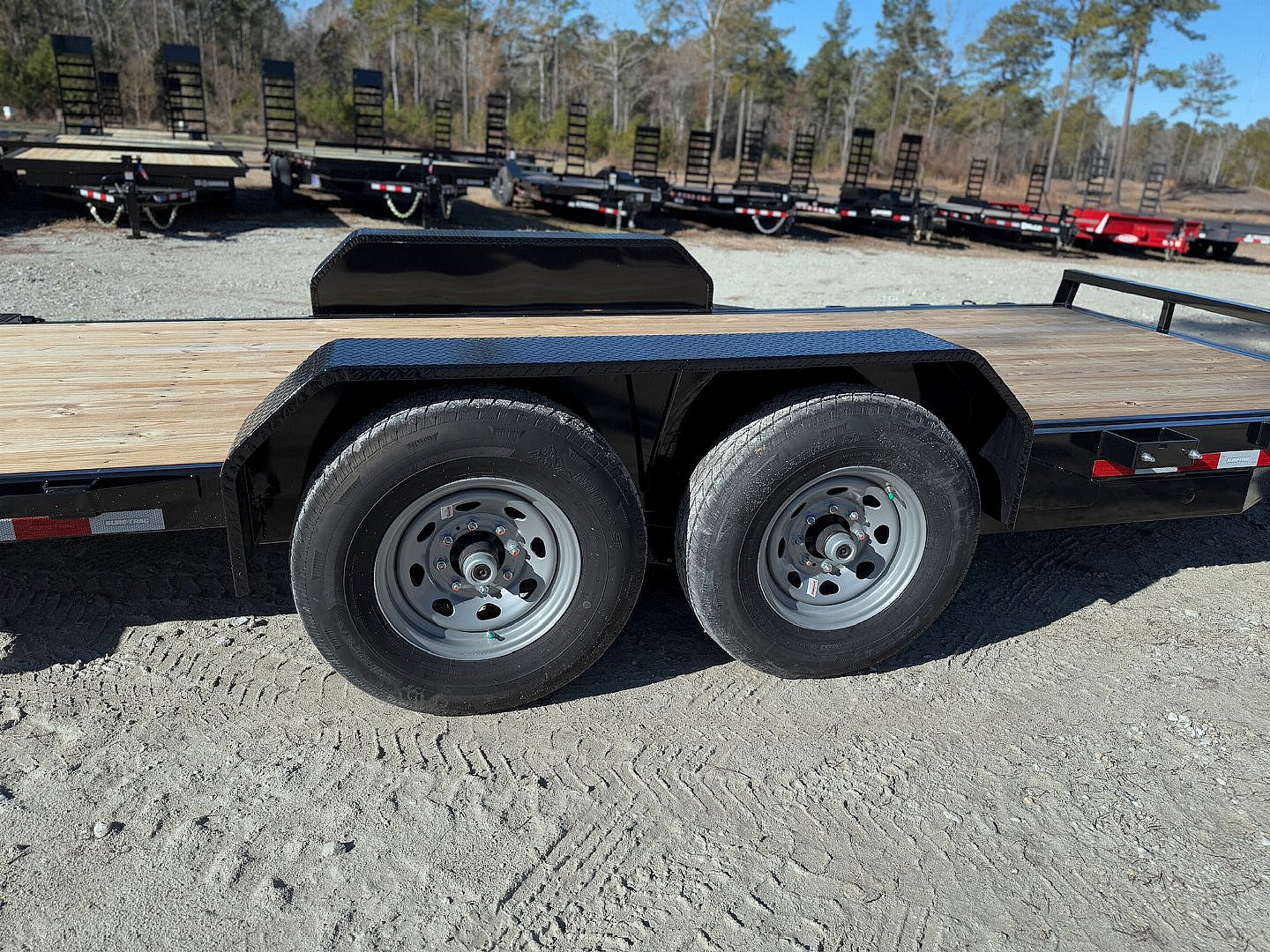 New 2025 Sure-Trac 7 x 18 Tilt Bed Equipment Trailer, 14K Tilt