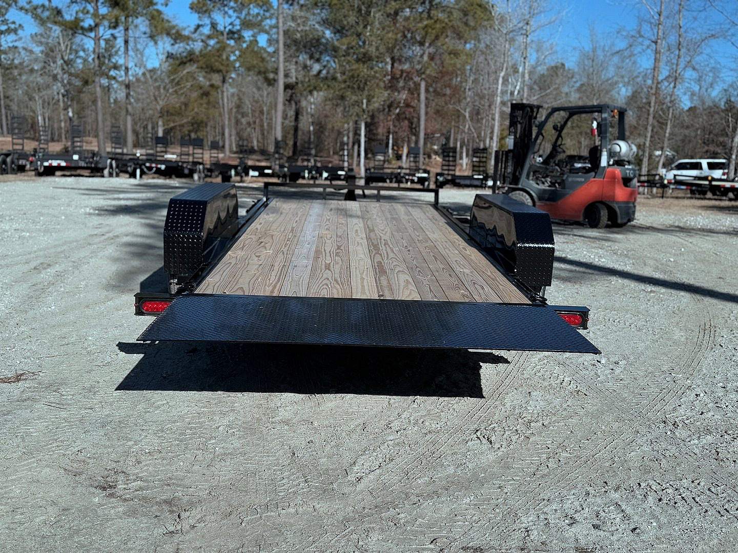 New 2025 Sure-Trac 7 x 18 Tilt Bed Equipment Trailer, 14K Tilt