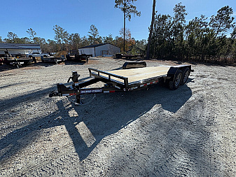 New 2025 Sure-Trac 7 x 18 Tilt Bed Equipment Trailer, 14K Tilt