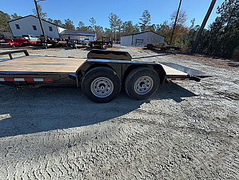New 2025 Sure-Trac 7 x 18 Tilt Bed Equipment Trailer, 14K Tilt
