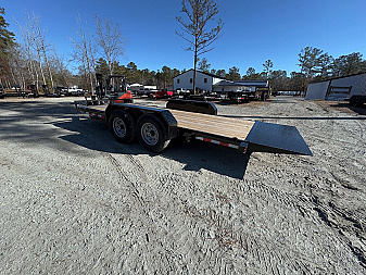 New 2025 Sure-Trac 7 x 18 Tilt Bed Equipment Trailer, 14K Tilt