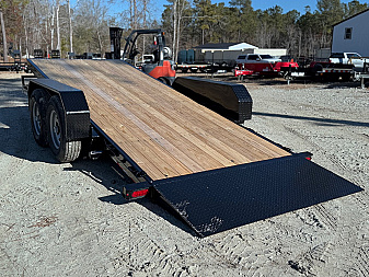 New 2025 Sure-Trac 7 x 18 Tilt Bed Equipment Trailer, 14K Tilt