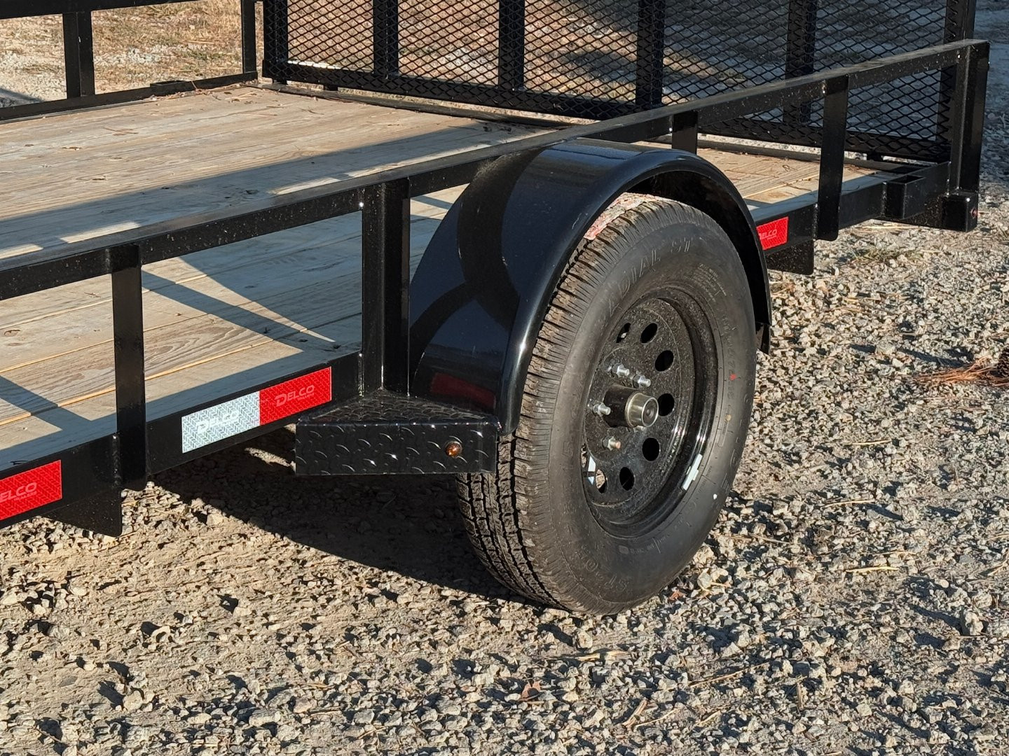 New Rental 2024 Delco 83"X14" UTILITY SINGLE AXLE 3K Utility Trailer
