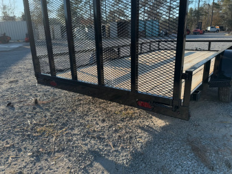 New Rental 2024 Delco 83"X14" UTILITY SINGLE AXLE 3K Utility Trailer