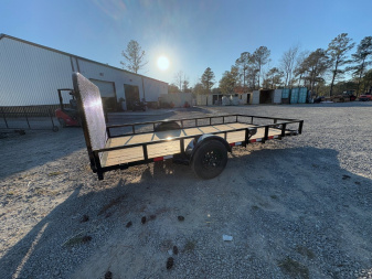 New Rental 2024 Delco 83"X14" UTILITY SINGLE AXLE 3K Utility Trailer