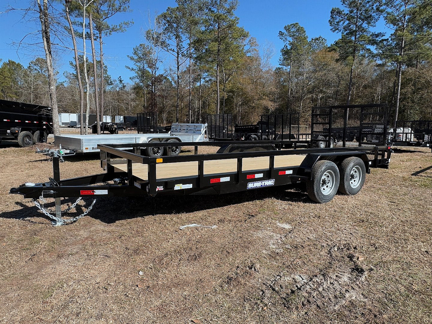 New 2025 Sure-Trac 7x18 10K Dual Axel Utility Trailer
