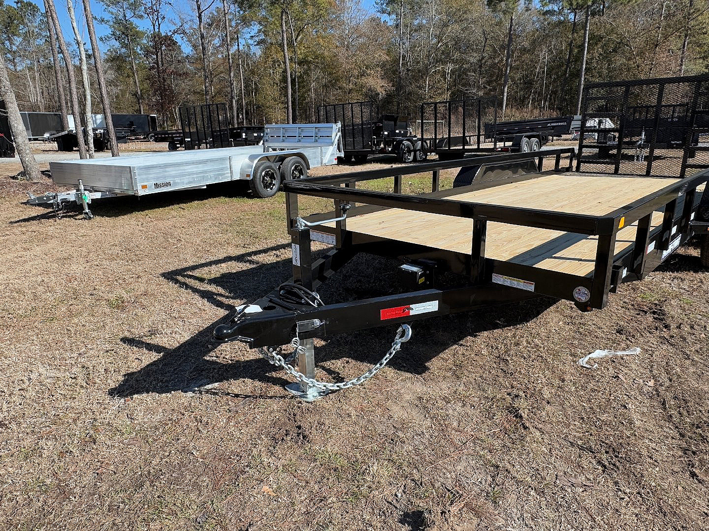 New 2025 Sure-Trac 7x18 10K Dual Axel Utility Trailer