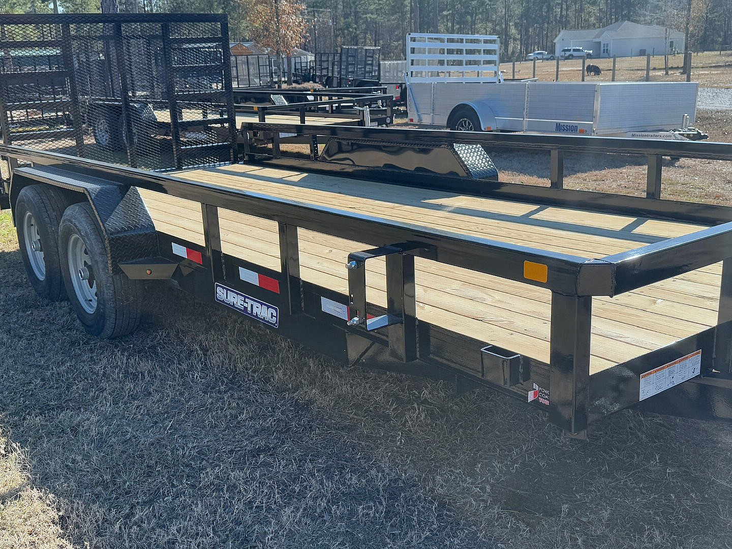 New 2025 Sure-Trac 7x18 10K Dual Axel Utility Trailer