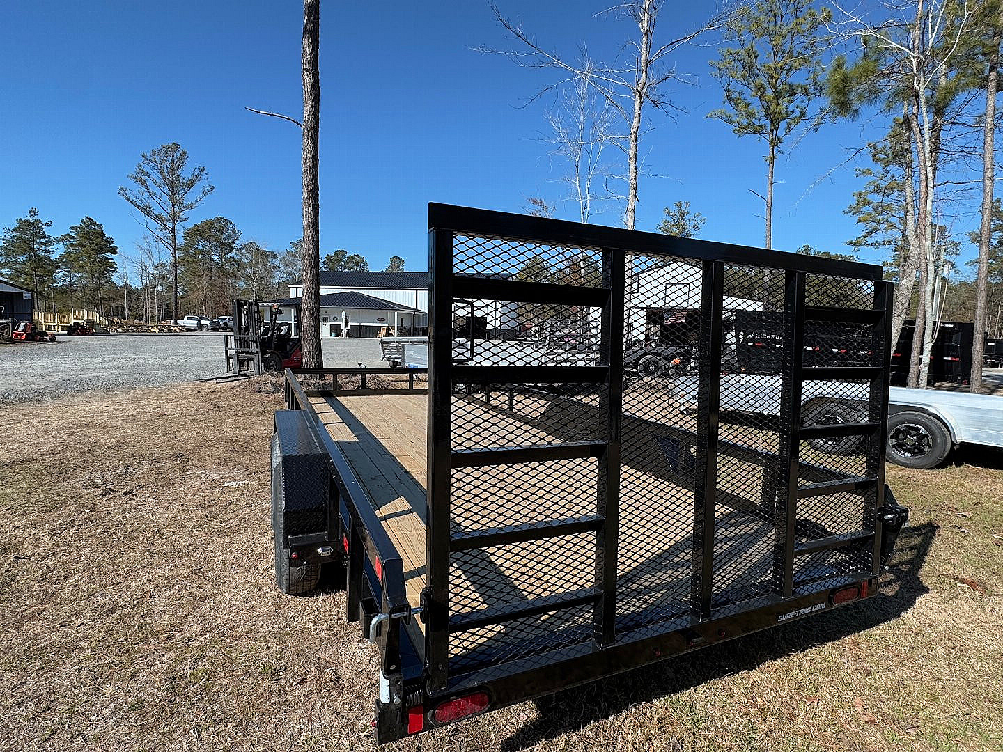 New 2025 Sure-Trac 7x18 10K Dual Axel Utility Trailer