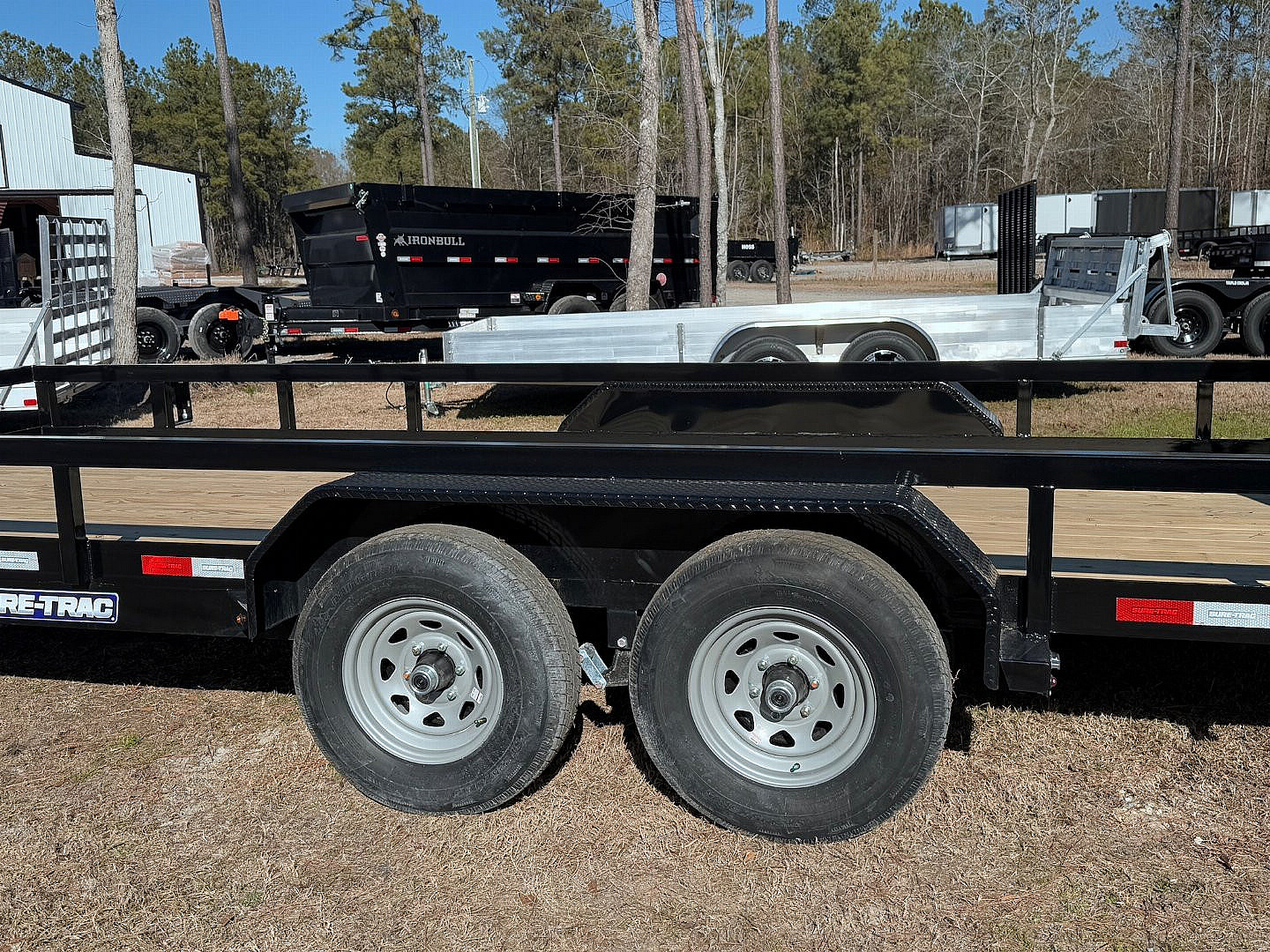 New 2025 Sure-Trac 7x18 10K Dual Axel Utility Trailer