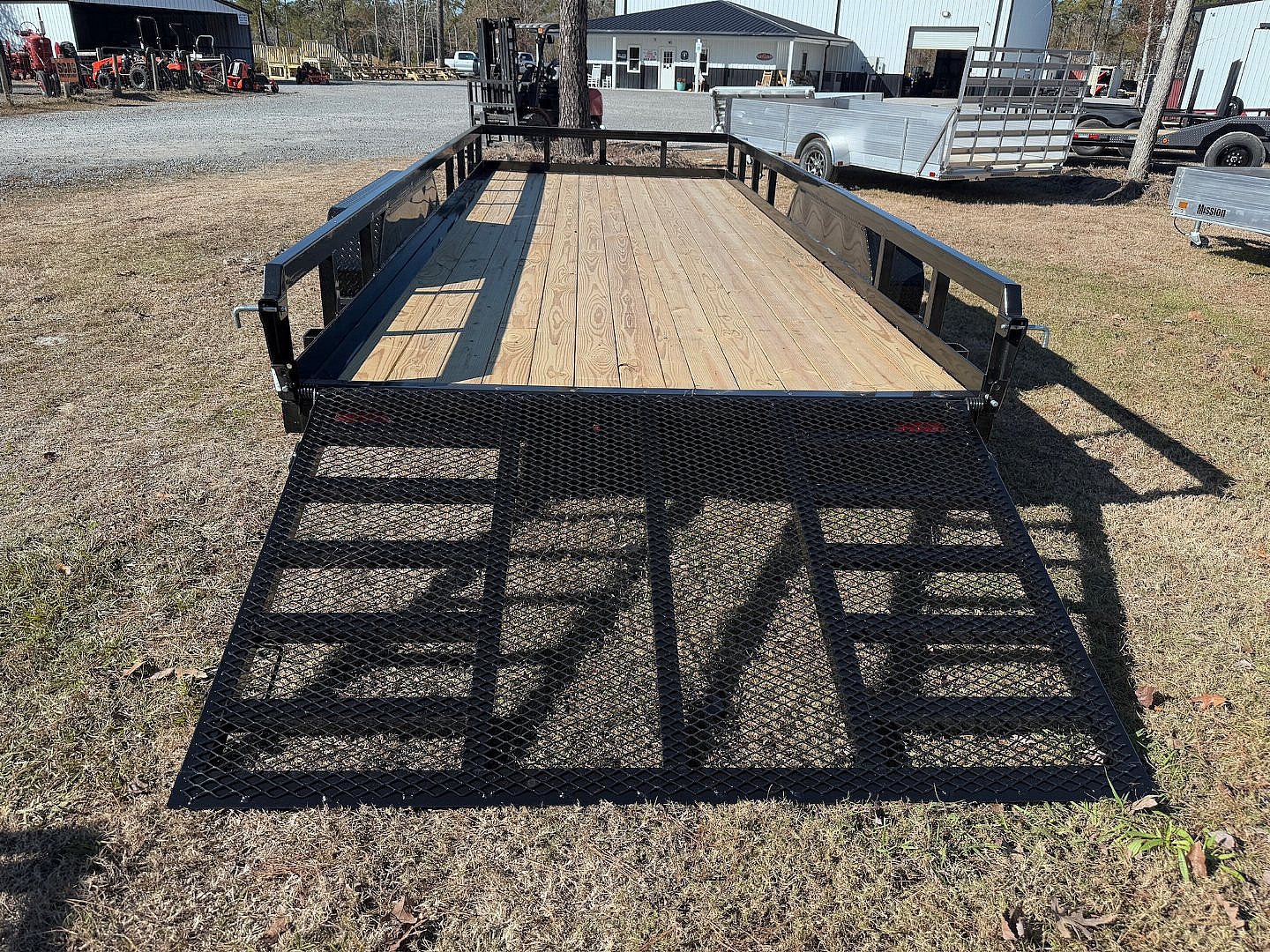 New 2025 Sure-Trac 7x18 10K Dual Axel Utility Trailer