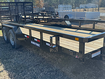New 2025 Sure-Trac 7x18 10K Dual Axel Utility Trailer