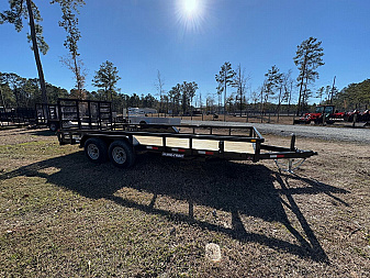 New 2025 Sure-Trac 7x18 10K Dual Axel Utility Trailer