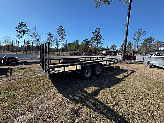 New 2025 Sure-Trac 7x18 10K Dual Axel Utility Trailer