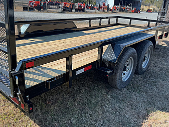 New 2025 Sure-Trac 7x18 10K Dual Axel Utility Trailer