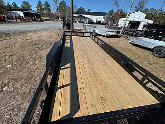 New 2025 Sure-Trac 7x18 10K Dual Axel Utility Trailer