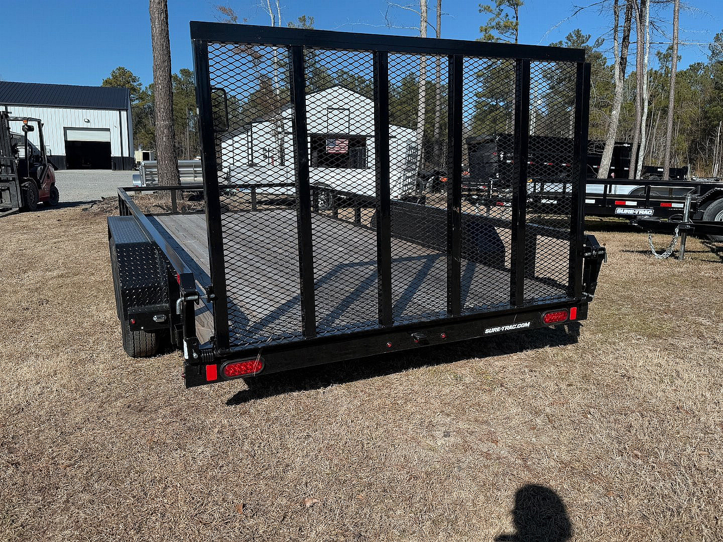 New 2024 Sure-Trac 7x16 7K Dual Axel Utility Trailer
