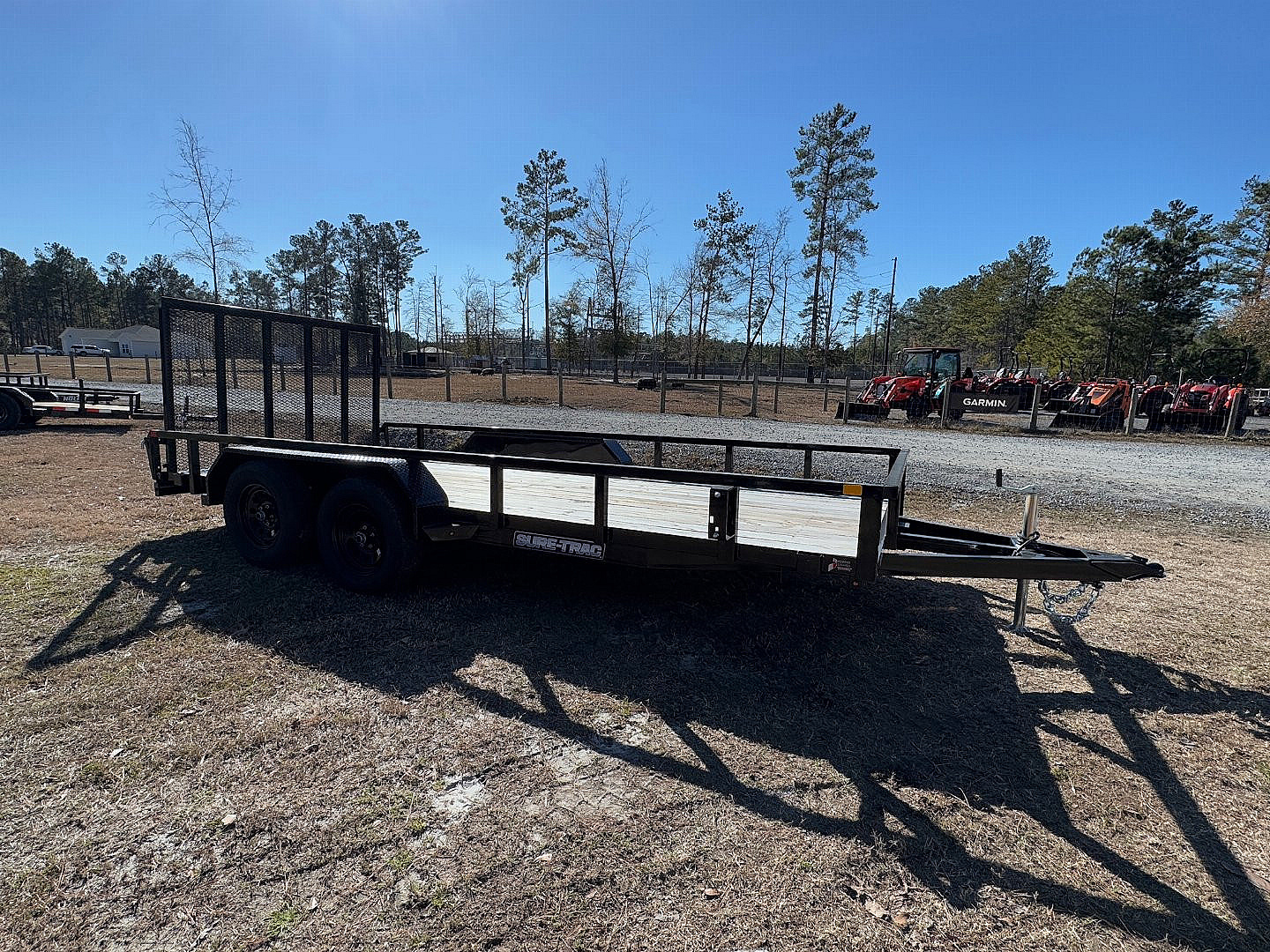 New 2024 Sure-Trac 7x16 7K Dual Axel Utility Trailer