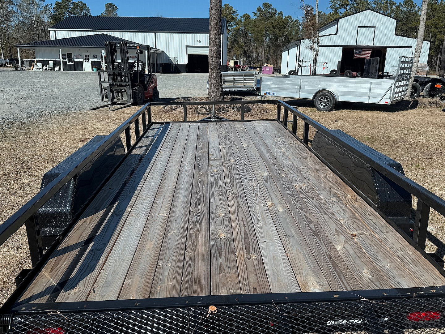 New 2024 Sure-Trac 7x16 7K Dual Axel Utility Trailer